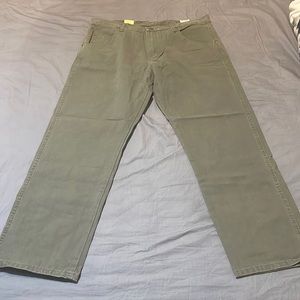 38x30 Olive straight leg chino